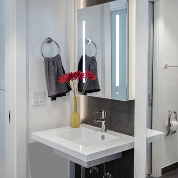 Noe Valley Condo Remodel - Sink & Wall Cabinet Wall AFTER