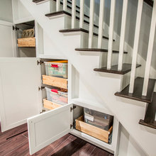 under stairs