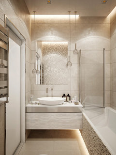Ванные (с 2 раковинами) - Дизайн интерьера ванных - с 2 раковинами