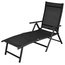 vidaXL 9-Piece Folding Garden Furniture Set, Aluminium, Black
