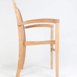 Wintons Teak Plato Stacking Chair - Outdoor Dining Chairs