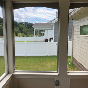 Screened Porch w/ Knee Wall