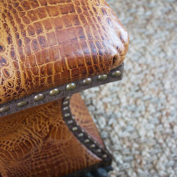 Rustic Transitional Living + Dining