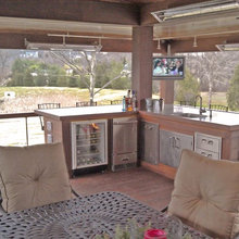 outdoor kitchen