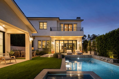 Inspiration for a contemporary home design remodel in Santa Barbara