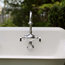 Large 48" Kohler Farm Sink Cast Iron Porcelain Trough Sink Package Green Blue