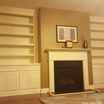 Single-Wide Fireplace Built-ins
