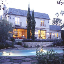 Mix of white and steel windows