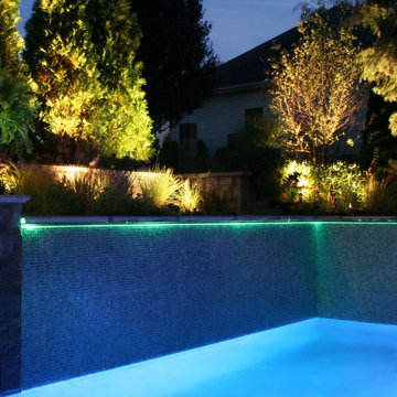 Outdoor Pool & Landscape Lighting By NJ Landscape Architecture Office
