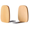 Support for Shelves Wood Bookends