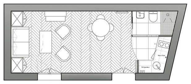 План этажа by Flora Auvray Architecte d'intérieur