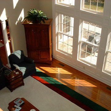 Vaulted Rooms With Window Film Application
