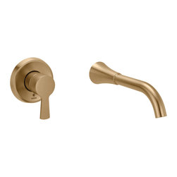 Jase Wall Mount Tub Filler Trim - Bronzed Gold - Tub And Shower Faucet Sets