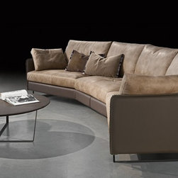 Swing Two-Tone Sectional by Gamma International, Italy - Sectional Sofas