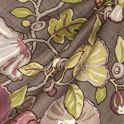 Poppy Love : Damson - Fabric
