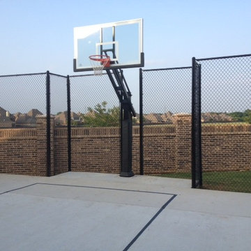 ERIC B's Pro Dunk Platinum Basketball System on a 30x50 in north richland hills,