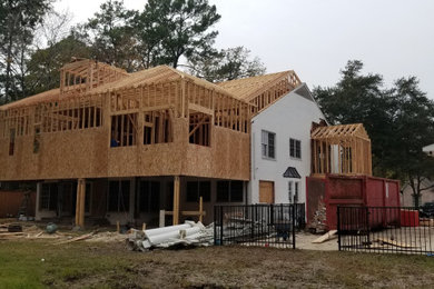 Inspiration for a contemporary exterior home remodel in Houston