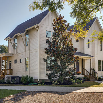 Urban Farmhouse with Landscaping