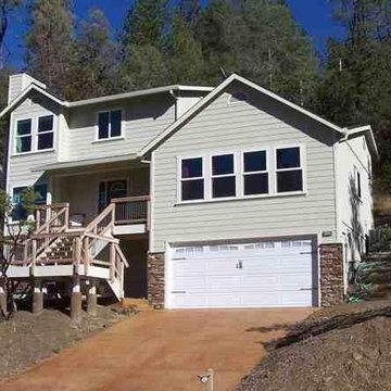 the Pre-Engineered Westlake Model with the garage under due to slope