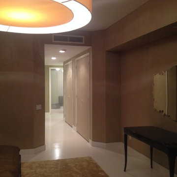 ACUALINA SUEDE WALL-COVERING INSTALLATION