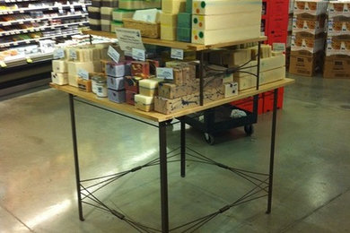 Industrial Retail Display Tables