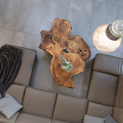Poplar slice coffee table set - Coffee Table Sets