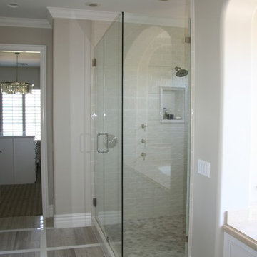Master shower remodel