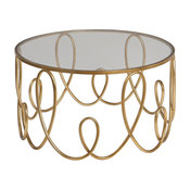 Uttermost Brielle Gold Coffee Table
