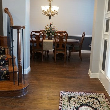 Wood-Look Tile Installation in a Traditional Home