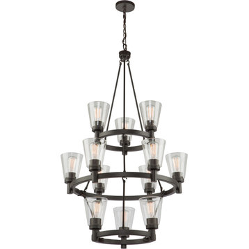 Clarence Chandelier - Oil Rubbed Bronze, 12