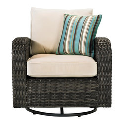 Anchor Bay Outdoor Swivel Chair - Outdoor Lounge Chairs