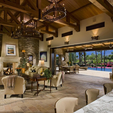 Mediterranean Stone Accent Wall