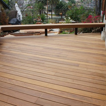 Ironwood deck and bench