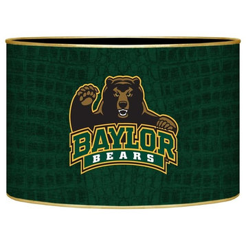 L3110-Baylor Bears with Bear on Green Crock Letter Box