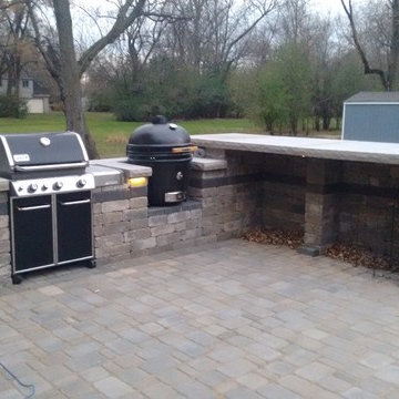 Belgard Paver Patio with grill surround and fire pit