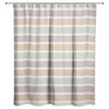 Soft Neutral Stripes 71x74 Shower Curtain