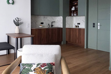Réalisation d'un salon design.
