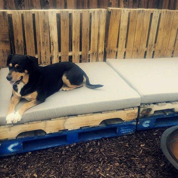 Reclaimed Pallet Wood Sofa Cushions