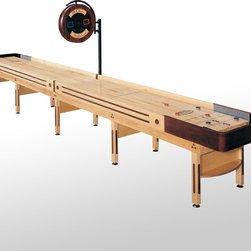 22' Natural Finish Prestige Shuffleboard Table - Products