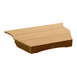 Highwood - Adirondack Tete-A-Tete Connecting Table, Toffee - Outdoor Side Tables