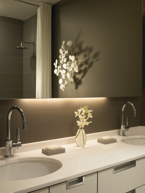 Light Behind Mirror | Houzz