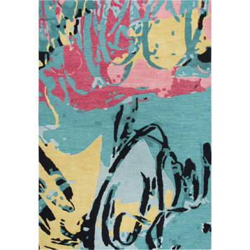 Rizzy Connie Post CNP102 1'6" Teal Rug