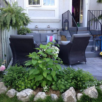 Pretty Townhouse Patio - the following season