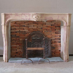 Firebox Stone inserts Herringbone & More (Mediterranean Style) - Indoor Fireplaces