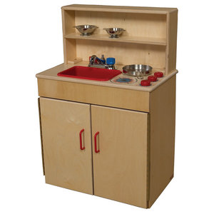 Kidkraft Uptown Kitchen In Natural Contemporary Kids Toys And