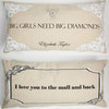 Liz Taylor Hollywood Quote Reversible Pillow Cover