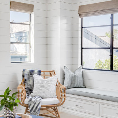Home design - coastal home design idea in Orange County