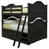 Lea Retreat Bunk Bed with Storage in Antique Black