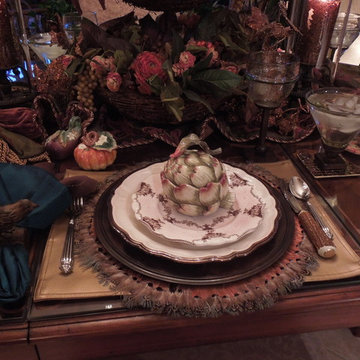 Thanksgiving table setting