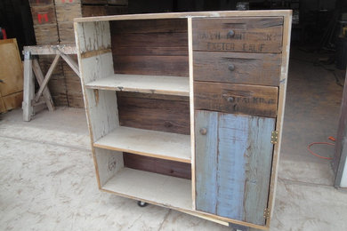 Handmade Reclaimed Wood Bookcase